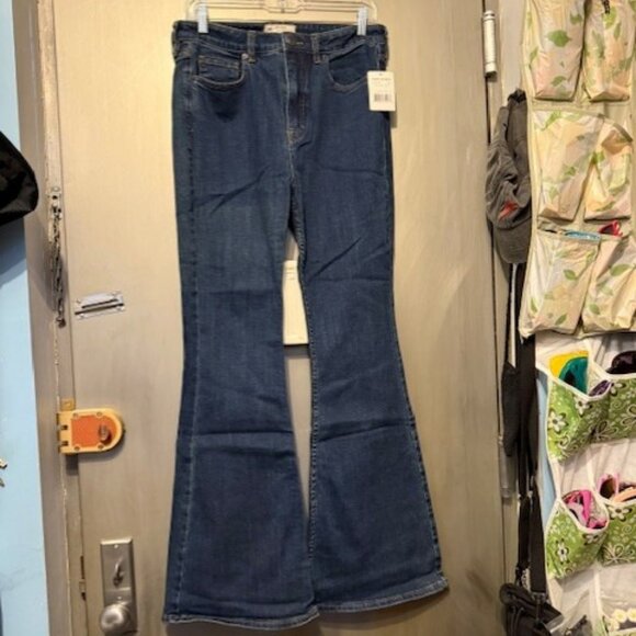 FREE PEOPLE - Just Float On Flare / Bell Bottom Jeans - 1970's blue indigo - Picture 2 of 14